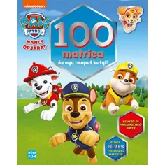 Móra: Paw Patrol - 100 naljepnica i ekipa psića! radna knjiga