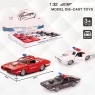 Muscle Car Police uvlačivi metalni model automobila u nekoliko verzija 1/32