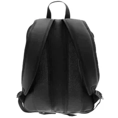 Must: Zaobljena crna školska torba s efektom kože, ruksak 30x13x41cm slika 2