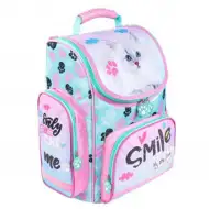 My little friend Smile školska torba sa uzorkom mačke 35,5x27,5x16cm