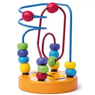 Narančasta mini drvena igra sa kuglicama