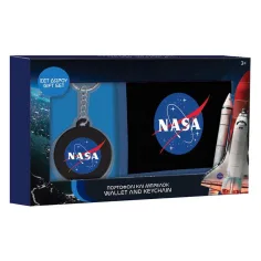 NASA novčanik s privjeskom za ključeve poklon paket