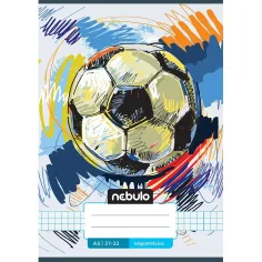 Nebulo: Bilježnica A/5 27-32 s uzorkom nogometne lopte