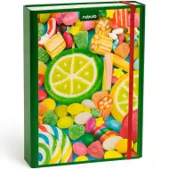 Nebulo: Kutija za bilježnice od valovitog kartona A/4 veličine, bombon