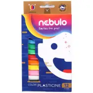 Nebulo: Plastelin set 12kom - 200g