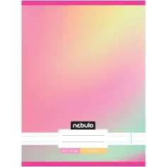 Nebulo: Upečatljivi linijski pastelnog duge uzorak bilježnica 81-32 A/4