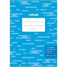 Nebulo: Uvećani 3. razred linijski bilježnica 12-32 A/5