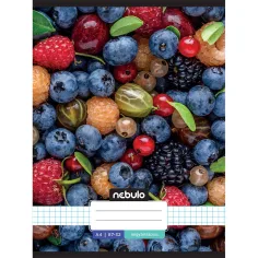 Nebulo: Uvijen kockasti voćni uzorak bilježnica 87-32 A/4