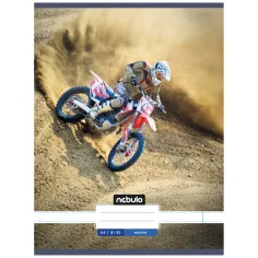 Nebulo: Xtreme Motocross linijski A4 uvezan bilježnica 81-32