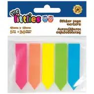 Neon Post-it 5x20kom 48x12mm