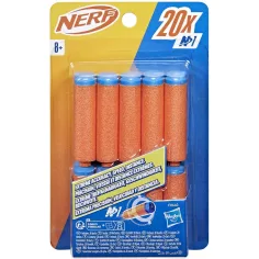 Nerf: N-Series: set za dopunu pjenastih projektila, 20 kom. - Hasbro