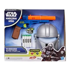 Nerf: Star Wars Mandalorijanska maska i pištolj na sunđeraste metke - Hasbro