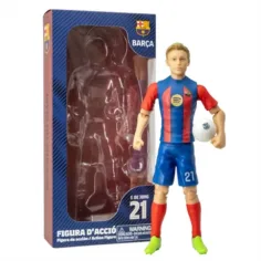 Nogometaš akcijska figura, 20 cm - Barcelona, F. De Jong u dresu s brojem 21
