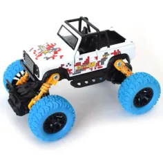 Off-Road bijeli terenac na povlačenje 1/32 slika 2