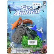 Paket figurica morskih stvorenja sa kamenom algom