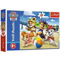 Paw Patrol Psi na plaži 30-dijelni puzzle - Trefl