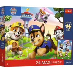 Paw Patrol Vesela šetnja s psićima 24 kom Maxi puzzle - Trefl