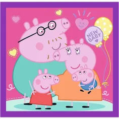 Peppa praščić 3 u 1 20-36-50 komada puzzle - Trefl slika 2