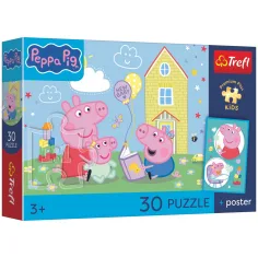 Peppa svinja 30kom premium puzzle - Trefl