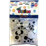 Plastične oči u tri veličine 74kom