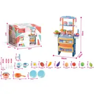 Plava kuhinja sa dodacima 55x20x36cm