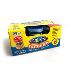 Plava tempera u posudi 35gr - Carioca slika 2