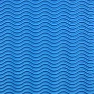 Plavi 3D valoviti ukrasni karton B2 50x70cm 1kom