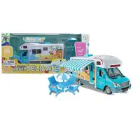 Plavi Delicate mali automobil sa funkcijom 1/28