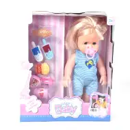 Plavokosa lutka sa zvukom i dodacima 35cm