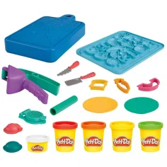 Play-Doh: Little Chef set plastelina s 5 staklenki plastelina i priborom 255g - Hasbro slika 4