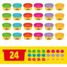 Play-Doh: Paket za zabavu s 24 komada plastelina i dodacima - Hasbro slika 4