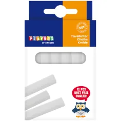 PlayBox: Bijela kreda set od 12 komada promjera 9mm i visine 8cm