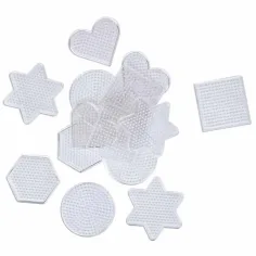 PlayBox: Paket osnovne ploče za 5mm MIDI perle za peglanje, set od 15 komada