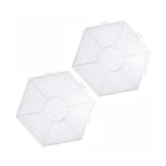 PlayBox: Paket šesterokutnih podloga za 5mm MIDI peglane perle, set od 2 komada slika 2