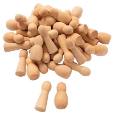 PlayBox: Prirodne drvene figure 40x47mm paket od 50 komada