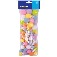 PlayBox: set od 100 komada šarenih kreativnih PomPom-a miješano
