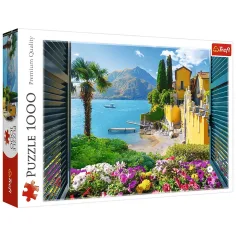 Pogled na jezero Como 1000-dijelni puzzle - Trefl