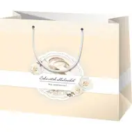 Poklon vrećica za vjenčanje u krem ​​boji srednje veličine 18x10x23cm