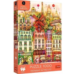 Pola noću u Parizu 1000-dijelni premium puzzle - Trefl