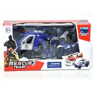 Policijski set sa motorom i helikopterom