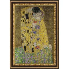 Poljubac, Klimt - puzzle od 500 komada s okvirom - Trefl