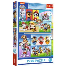 Pravila Paw Patrol 2x70 komada puzzle - Trefl