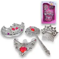 Princeza set ljepote s tijarom, ukosnicom i dodacima