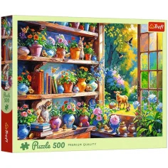 Proljetno jutro u cvjetnoj kući – 500 dijelni puzzle – Trefl