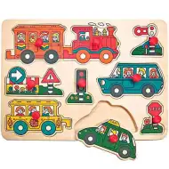 Promet drveni puzzle