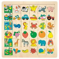 Pronađi i složi dijelove slike - 2. verzija - drvena igračka