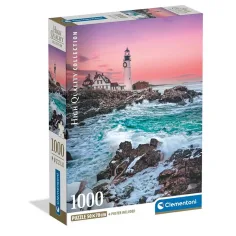 Prvi snijeg kod Portland Heada HQC 1000 dijelni puzzle s posterom - Clementoni