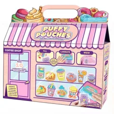 Puffy Pouches: Pufi charm dizajn set - kafić