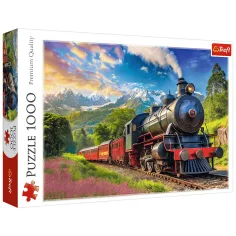 Putovanje između planina vlakom 1000-dijelni puzzle -Trefl