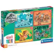 Puzzle Jurassic World 4 u 1 12-16-20-24 kom - Clementoni